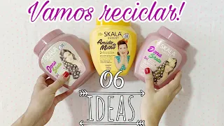 06 IDEIAS CRIATIVAS COM POTES DE CREME SKALA- DIY 2023