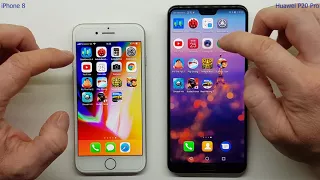 Huawei P20 Pro vs iPhone 8 - SPEED TEST + multitasking - Which is faster!?