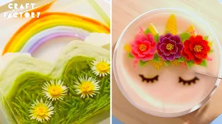 Magical Unicorn & Rainbow Jelly Cakes | Craft Factory | Edible Jelly Creations