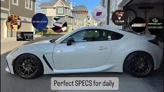 2022+ Toyota GR86 perfect SPECS FOR DAILY