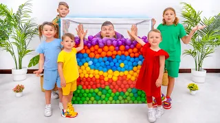 Color challenge to save dad | Baby Alex + more Children's videos