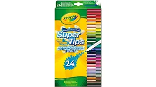 CRAYOLA SuperTips Washable Markers Review