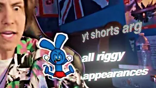 All Riggy Appearances So Far (YT Shorts ARG)