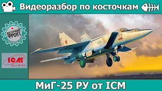 Разбор по косточкам: МиГ-25 РУ от ICM (арт. 72176)