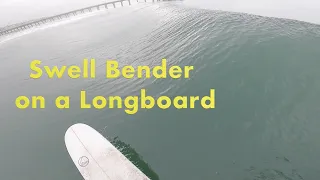 POV Longboard Surf Session Manhattan Beach (not a good day in the office, bails, bails and bails)