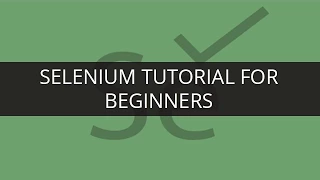 Selenium Tutorial for Beginners - Part 1 | What is Selenium? | Selenium Tutorial | Edureka