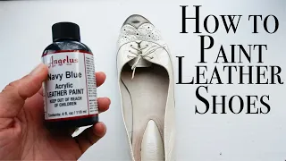 How to Paint Leather Shoes (Permanently!)