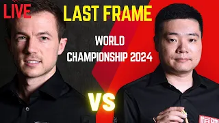 Jack Lisowski VS Ding Junhui Live 2nd Last Frame- 2024 World Championships - Snooker Top