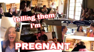 Telling my husband, family, & friends- I'm PREGNANT!