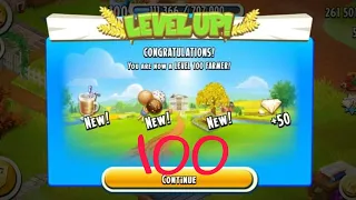 Hayday - Level 100 and Golden tree!