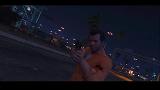 GTA V 1980s  car chase