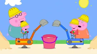 A Day At Digger World 🚧 | Peppa Pig Official Full Episodes