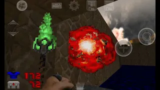 Уровень 14 Дум 2 первый эпизод 1, карта MAP 14, map14 DOOM 2 прохождение на планшете Андроид Android