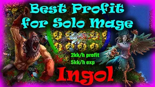 Best Profit for Solo Mage Ever !  Ingol Surface  - Tibia 2023