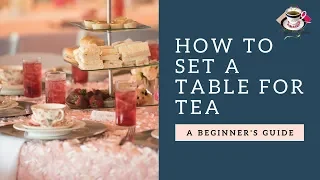How To Set A Table For Tea