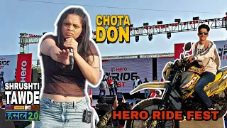 Shrushti Tawde Hustle 2.0 Live Performance at Hero Ride Fest Pune