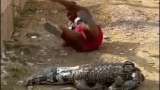 🐊 crocodile prank 😂