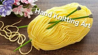 I've never knitted anything this easy before 👌 EASY KNITTING PATTERN