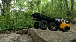 Cross RC 6x6 JT-6, My Favorite RC Crawler On A Trail Run