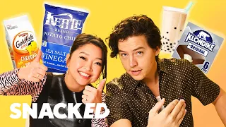 Lana Condor and Cole Sprouse Break Down Their Favorite Snacks | Snacked