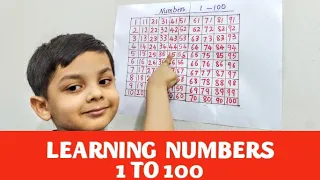 Count to 100 || Numbers 1 to 100 || learn numbers 1 to 100 || Rote counting || counting numbers