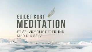 ⚖ KORT GUIDET MEDITATION ～ Et selvkærligt tjek-ind med dig selv