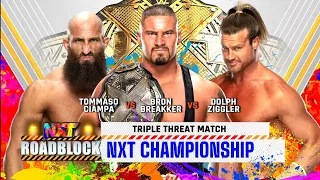 Bron Breakker Vs Tommaso Ciampa Vs Dolph Ziggler Campeonato NXT - WWE NXT 08/03/2022 (En Español)