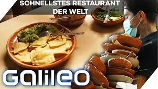 In Sekunden Essen serviert bekommen! Das schnellste Restaurant der Welt! | Galileo | ProSieben