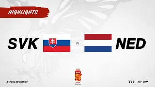 Highlights: Slovakia vs Netherlands | 2023 #WomensWorlds Div 1A