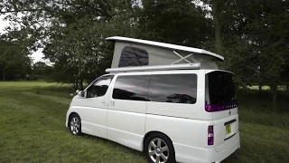 Nissan Elgrand Travelvan camper van conversion by V Campers