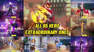 All 95 UNIQUE Hero Extraordinary Ones 2023