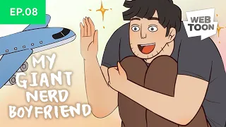 EP. 8: THE TRIP | My Giant Nerd Boyfriend Animated | WEBTOON