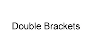 How to expand double brackets