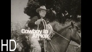 Cowboy In Africa 1967 TV Spot Trailer 16mm Chuck Connors, Tom Nardini, Ronald Howard, Gerald Edwards