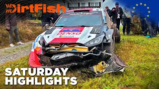 Championship Deciding Crash? | WRC Central European Rally 2023 Saturday Highlights