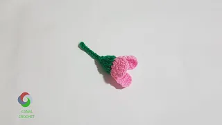 Crochet Snowdrop Flower Free written Pattern Very Easy