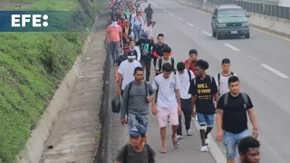 Una caravana de migrantes parte del sur de México para presionar en vísperas de las elecciones