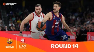 FC Barcelona-EA7 Emporio Armani Milan | Round 14 Highlights | 2023-24 Turkish Airlines EuroLeague