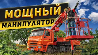 КУПИЛ КАМАЗ С МОЩНЫМ КРАНОМ!!!