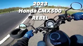 Test ride Honda CMX500 REBEL 2023 (A2)