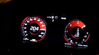 2017 Volvo XC60 D5 235KM AWD - acceleration 0-200 km/h