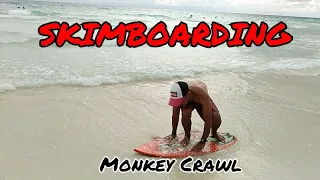 HOW TO DO SKIMBOARDING (MONKEY CRAWL)-Joel Ongan