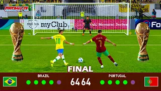 PES 2021 - Brazil vs Portugal Final - Penalty Shootout - FIFA World Cup 2022 - eFootball