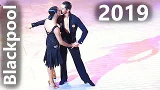 Austin Joson and Nino Dzneladze (USA) - Blackpool 2019 - Amateur Latin | R3 Rumba