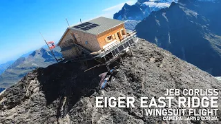 Jeb Corliss - Wingsuit - Eiger Ridge Line (Camera: Jarno Cordia)