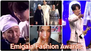 Dimash en los Emigala Fashion Awards 2022 en Dubai, los mejores momentos junto a sus abuelas.