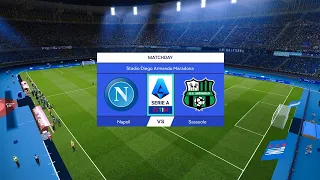 Napoli vs Sassuolo | Stadio Diego Armando Maradona | 2023-24 Serie A | PES 2021