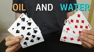 OIL And WATER Card Trick Tutorial - Super Easy But Mind Blowing Card Trick!