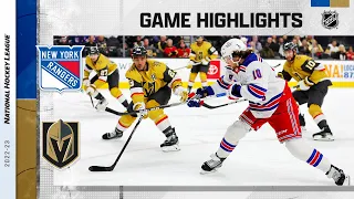 Rangers @ Golden Knights 12/7 | NHL Highlights 2022