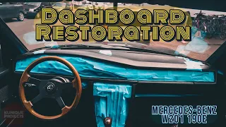 Mercedes Benz 190E W201 | Dashboard Restoration | Armaturenbrett Restauration - Derby Deri Tamir Set